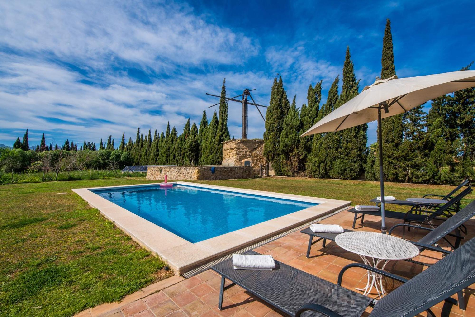 Traumhafte Finca Son Senyor - Mit Pferdekoppel Villa Sa Pobla Dış mekan fotoğraf