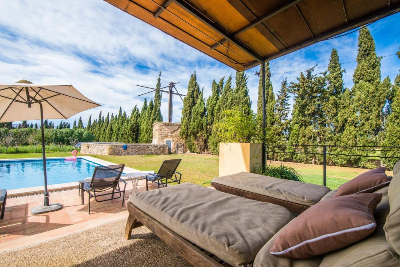 Traumhafte Finca Son Senyor - Mit Pferdekoppel Villa Sa Pobla Dış mekan fotoğraf