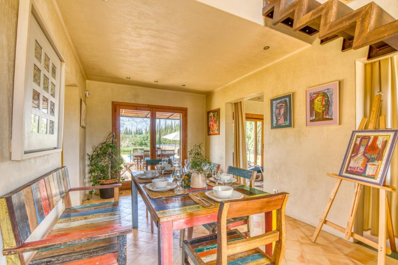 Traumhafte Finca Son Senyor - Mit Pferdekoppel Villa Sa Pobla Dış mekan fotoğraf